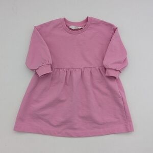 H&M Pink Sweatshirt Dress 2T